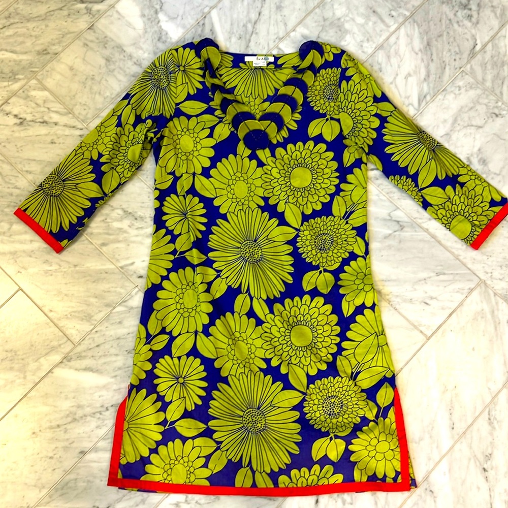 Boden linen tunic dress